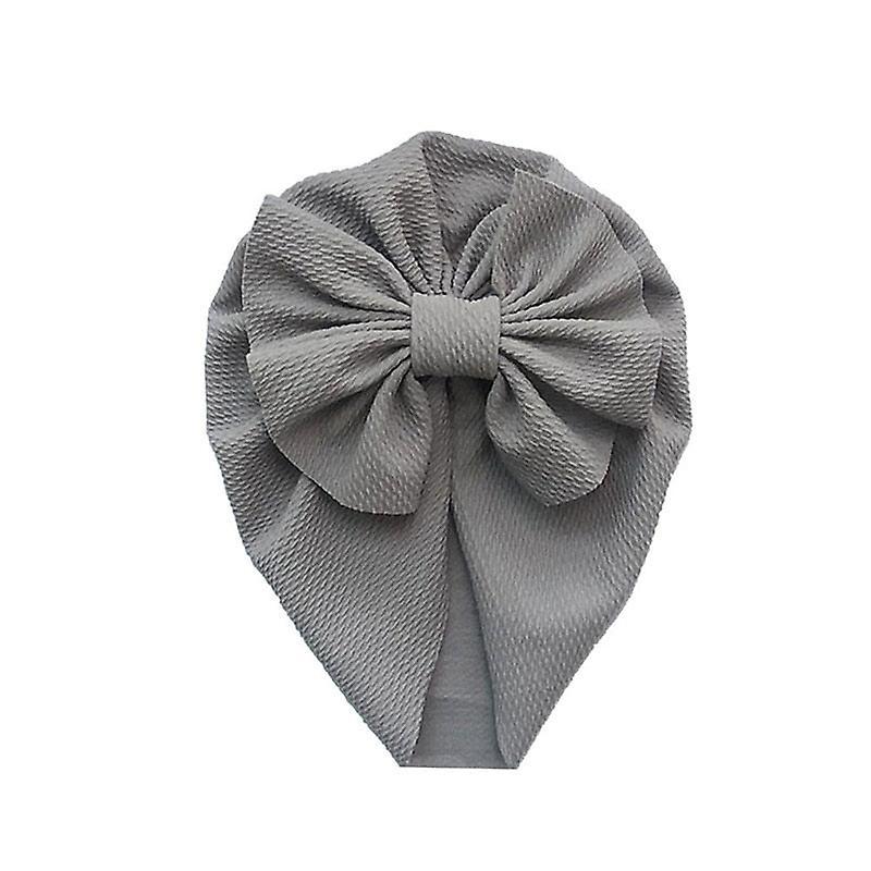 Slowmoose Lovely Flower Baby Hat - Bonnet Headwraps Kids Hat Beanie style 3 gray