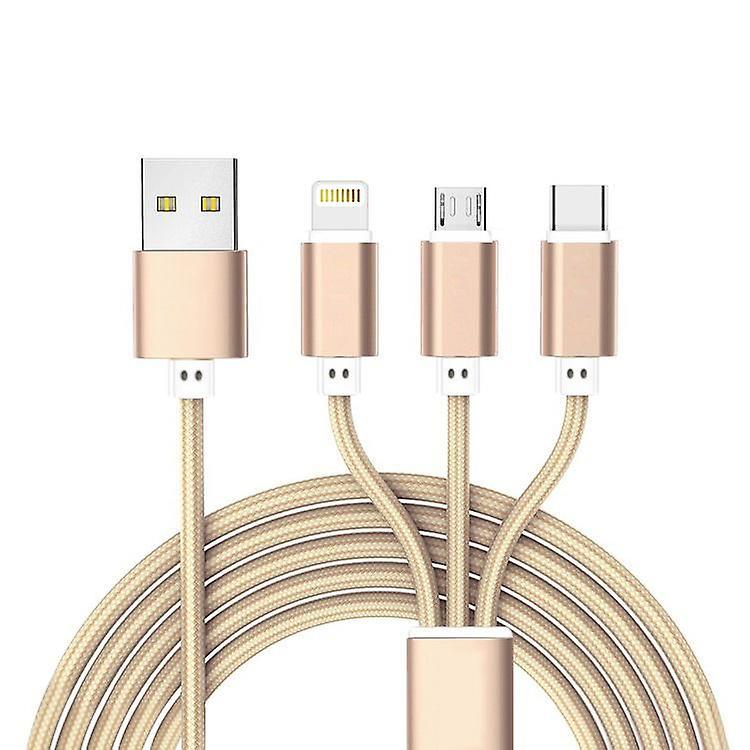 Northix Charging Cable 3 in 1-gold