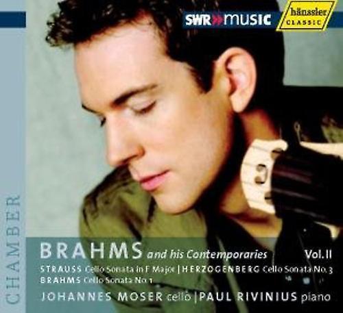 Swrmusic Johannes Moser - Brahms & His Contemporaries 2  [COMPACT DISCS] USA import