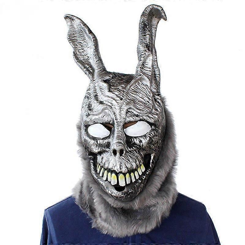 Initially Animal Cartoon Rabbit Mask Donnie Darko FRANK The Bunny Costume Cosplay Halloween Party Maks Supplies white