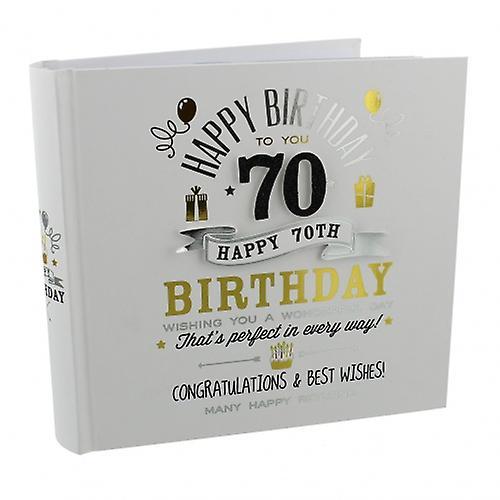 Widdop Signography 70th Birthday Gift Photo Album