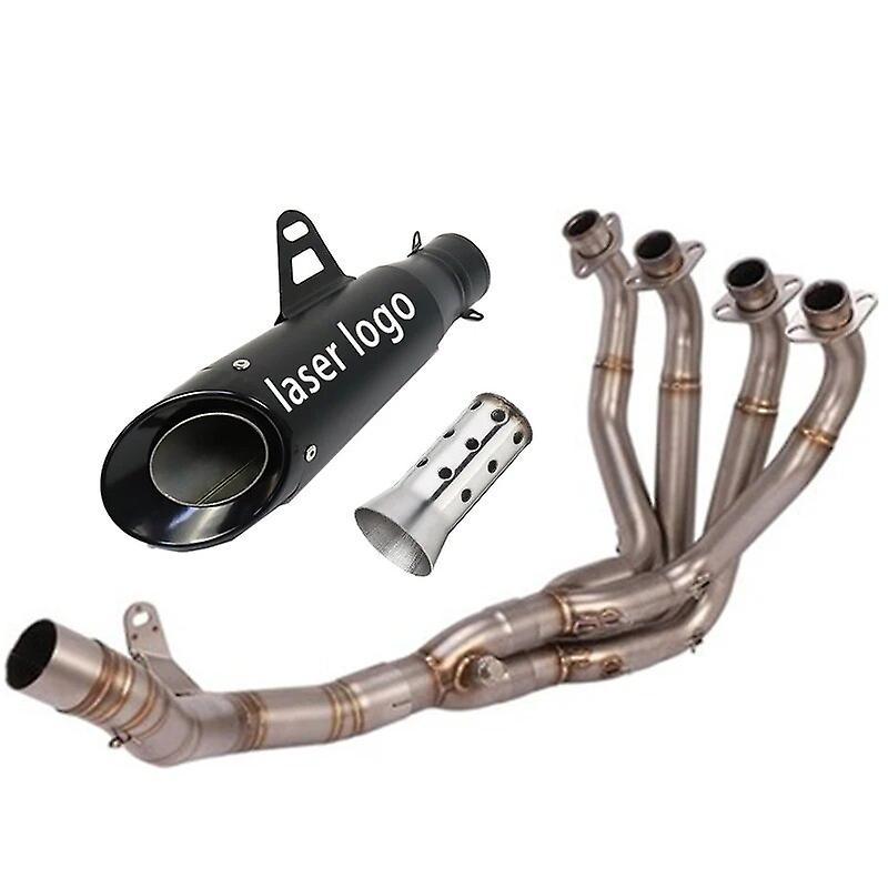 Loerss Full System Exhaust Escape For Kawasaki Z900 2017 - 2020 Modified Slip On Front Middle Link Pipe Muffler Db Killer Exhaust Motor C