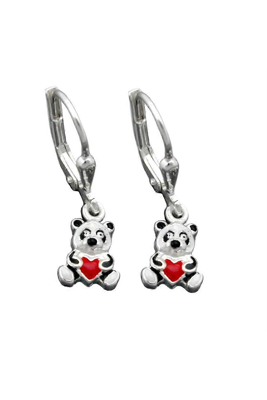 Gallay Leverback Earrings Panda Silver 925 - Gl93334