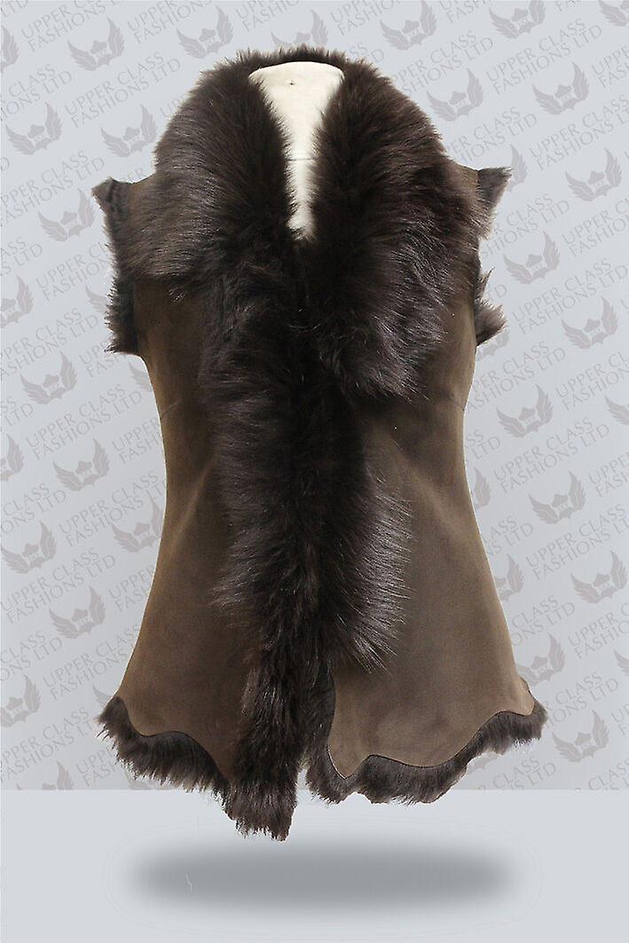 Toscana Sheepskin Short Gilet-Denver