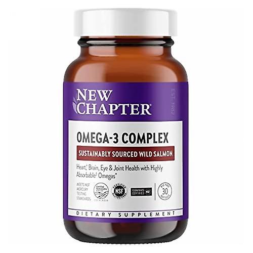 New Chapter Omeg-3 Complex, 30 Softgels (Pack of 1)