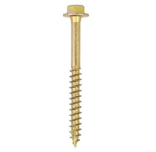 TIMco 10 x 160mm Solo Coach Screws Yellow Zinc Qty 50