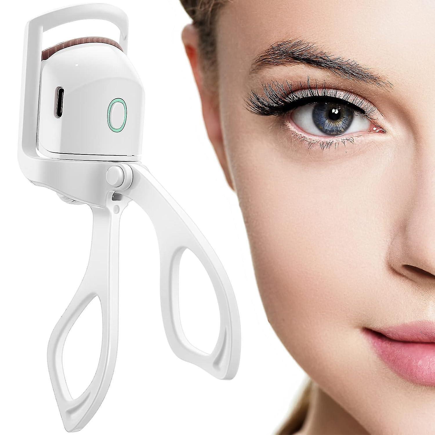 Unitoney Heated Eyelash Curlers, Rechargeable Electric Eyelash Curler Quick Natural Curling 2 Temperature Modes Heated Lash Curling Long Lasting La...