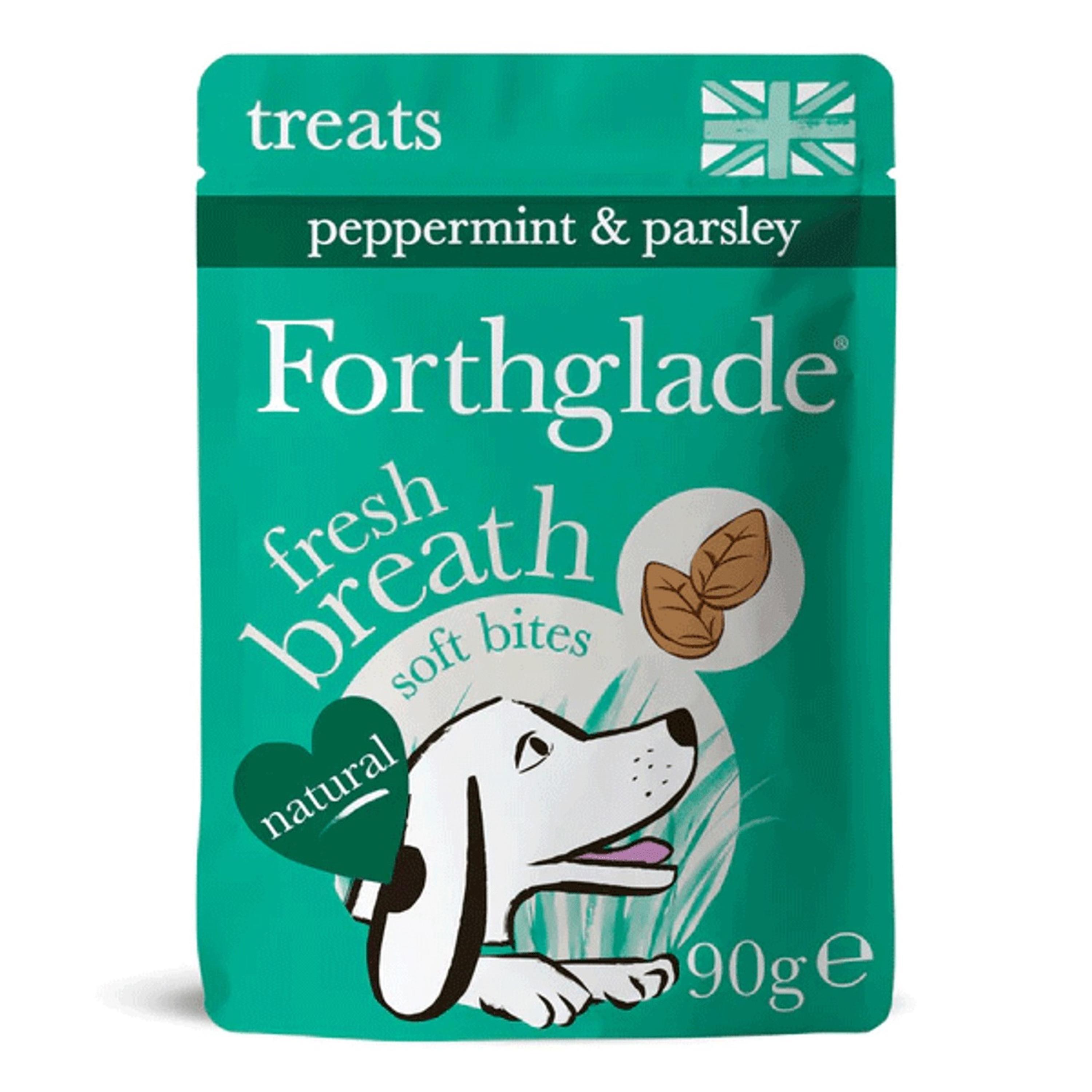 Forthglade Functional Natural Fresh Breath Soft Bite Dog Treat 8 x 90g