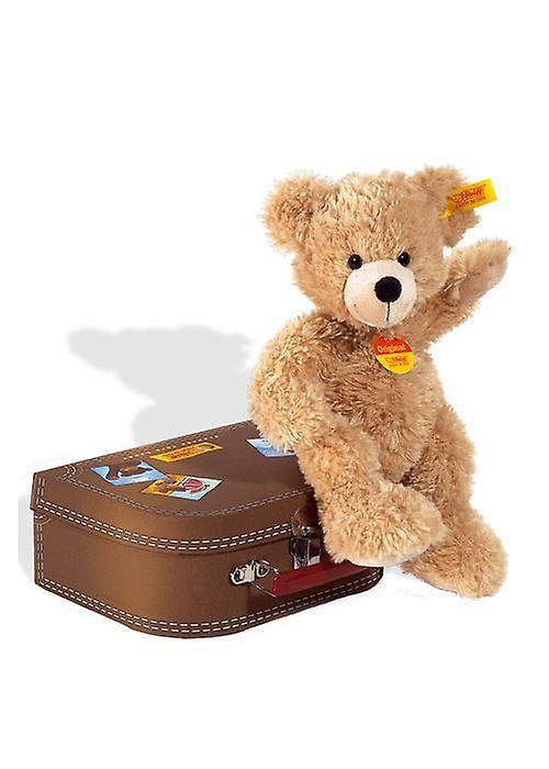 Steiff Fynn Teddy Bear Beige in Suitcase - 28 cm - Collectable Soft Toy