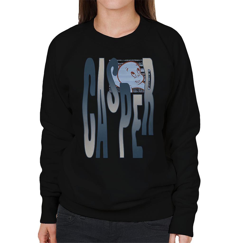 Casper The Friendly Ghost Spooky Waves Women's Sweatshirt Black X-Large