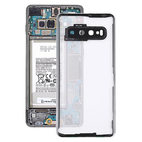 Repair Parts For Samsung Galaxy S10 G973f/ds G973u G973 Sm-g973 Transparent Battery Back Cover With Camera Lens Cover