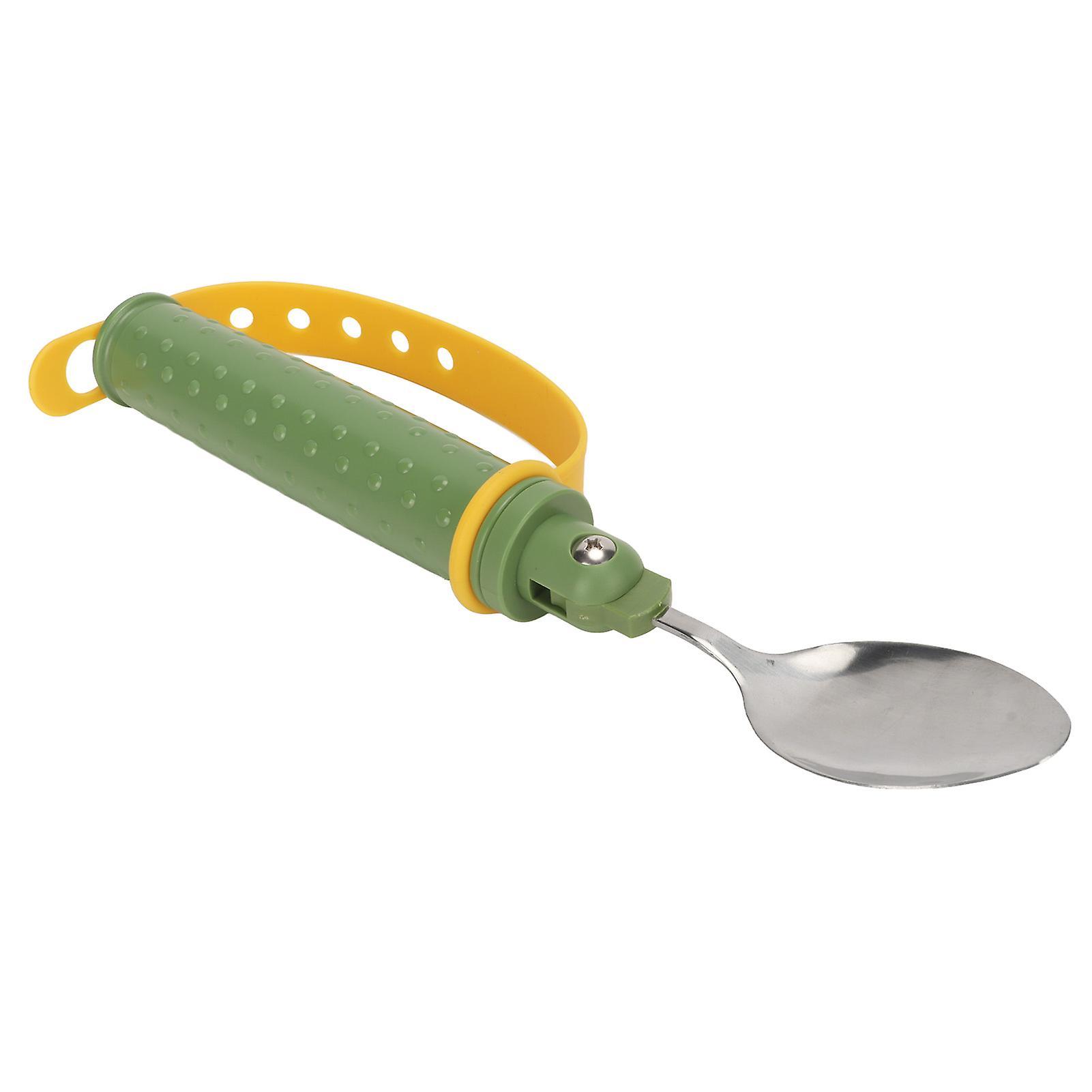 Unbrand Eating Aids Spoon Utensil Adaptive Adjustable Elderly Eating Assistive Spoon For Arthritis