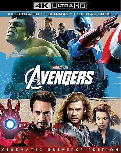 Walt Disney Video The Avengers  [ULTRA HD BLU-RAY REGION: A USA] With Blu-Ray, 4K Mastering, Ac-3/Dolby Digital, Dolby, Dubbed, Subtitled, 2 Pack U...