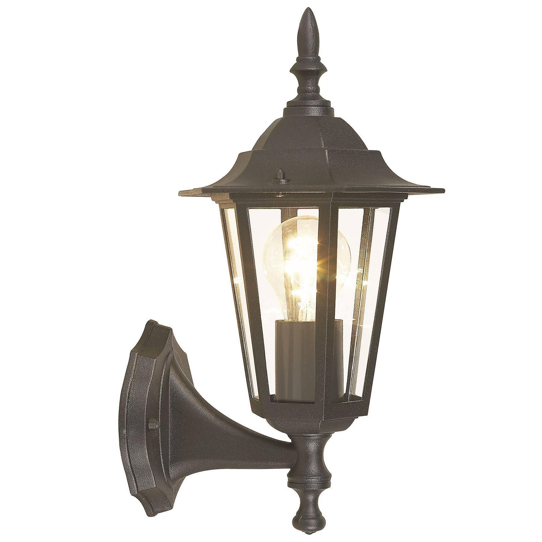 Eglo Lighting Laterna 1 Light Outdoor Wall Lantern Black IP44, E27