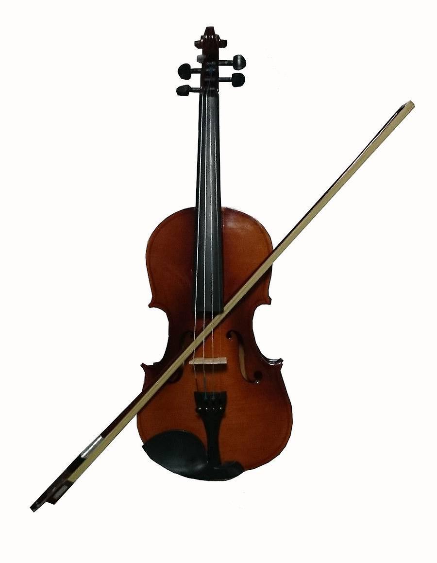 Chengyan Student Acoustic Violin Full 4/4 Maple Spruce With Case Bow Rosin Wood Color