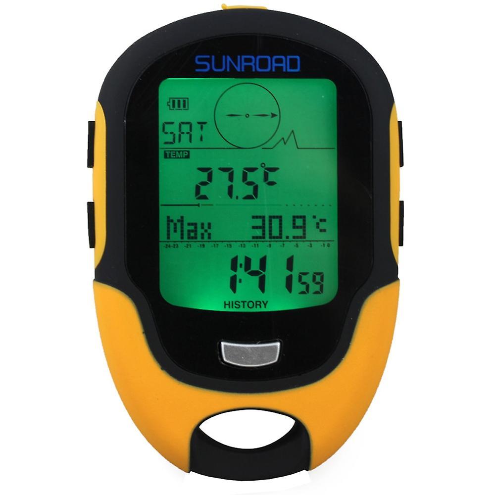 Sunroad FR500 Multifunction LCD Digital Altimeter Barometer Compass Thermometer Hygrometer Weather F