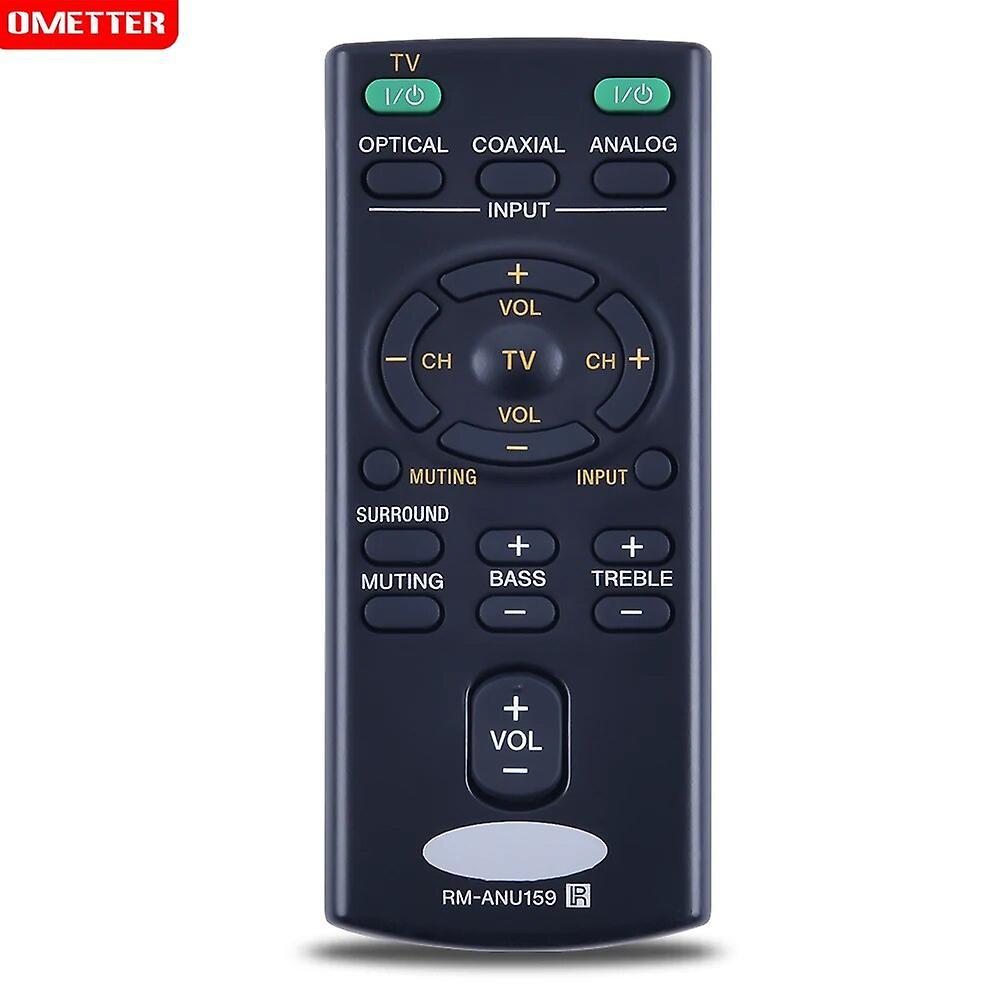 Scitoo NEW RM-ANU159 Remote Control Fit for Sony Sound Bar HT-CT60 SA-CT60 HT-CT60 / C SS-WCT60