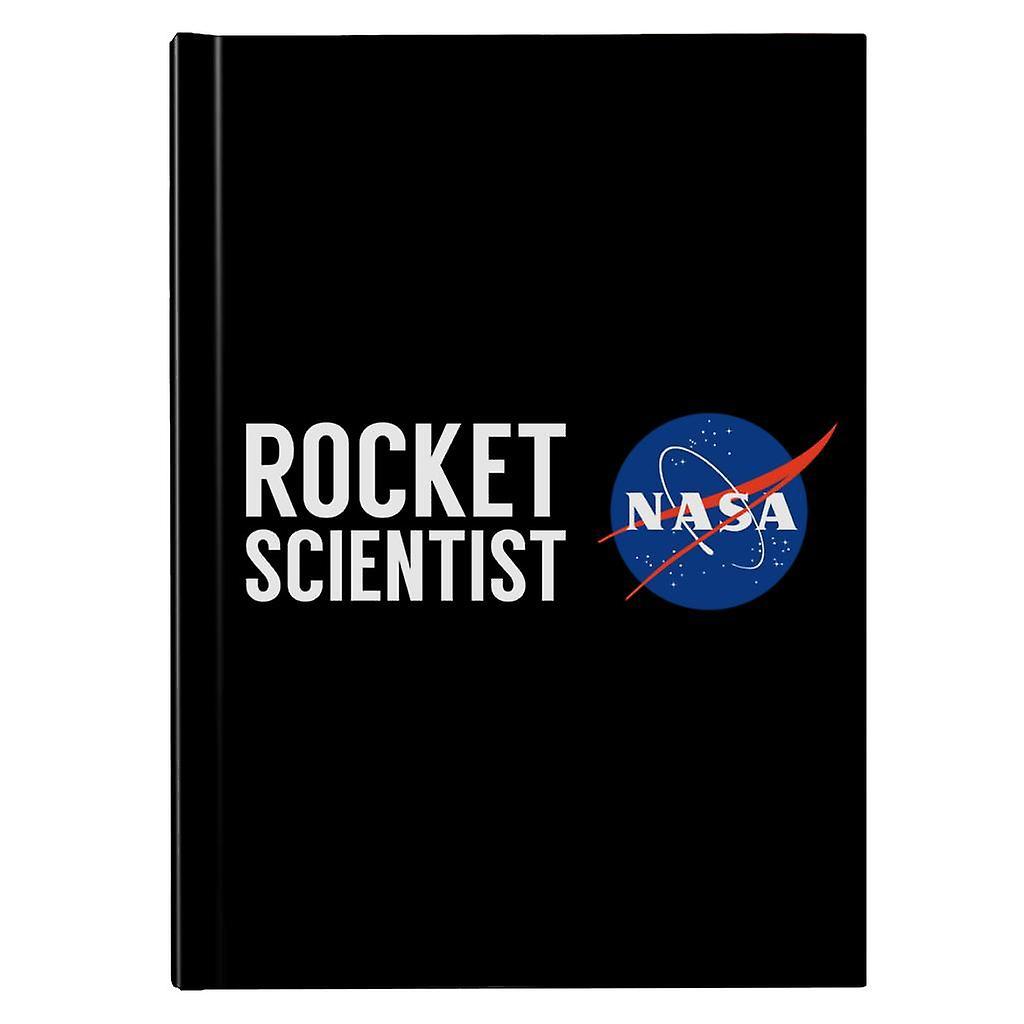 NASA Rocket Scientist Hardback Journal Black 13 x 18.5 cm