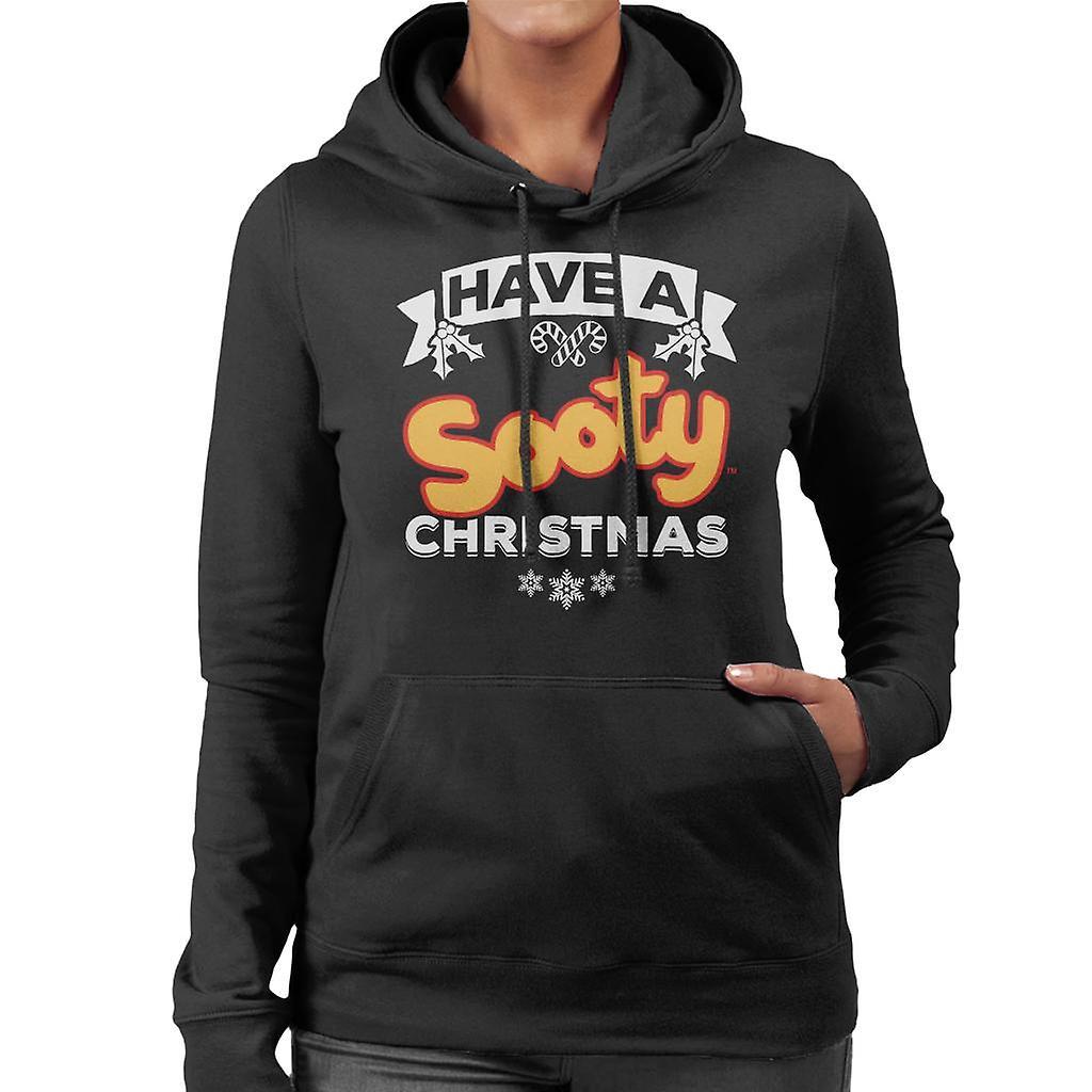 Sooty Christmas Have A Sooty Christmas Women's Hooded Sweatshirt Black Large