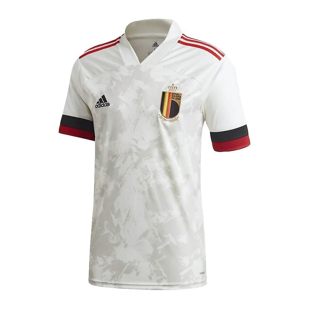 Adidas 2020-2021 Belgium Away Shirt White Medium 38-40 inch Chest