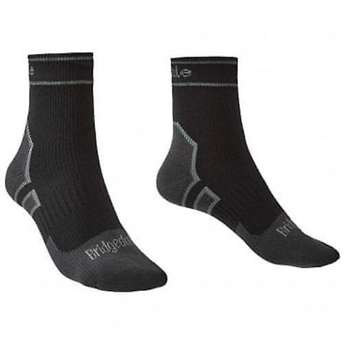 Bridgedale Unique Waterproof Lightweight Ankle Storm Merino Wool Socks Grey XL