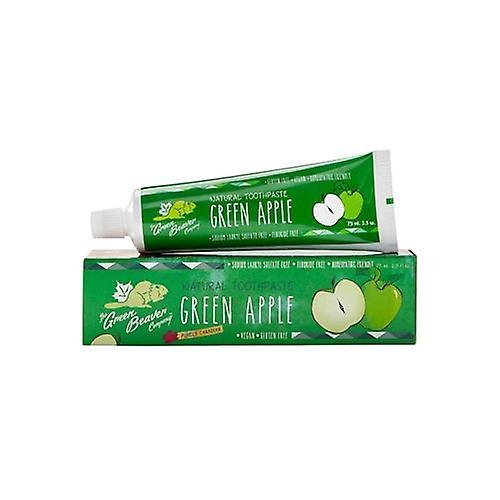 Green Beaver Natural Toothpaste, Green Apple 2.5 fl oz (Pack of 1)