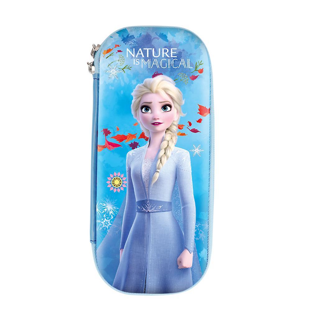 Waytogo Frozen Elsa & Anna Pencil Case For Kids Girls Princess Sophia 3d Printing Eva Pen Pouch Stationery Bag Anti-shock Birthday Gift For School ...