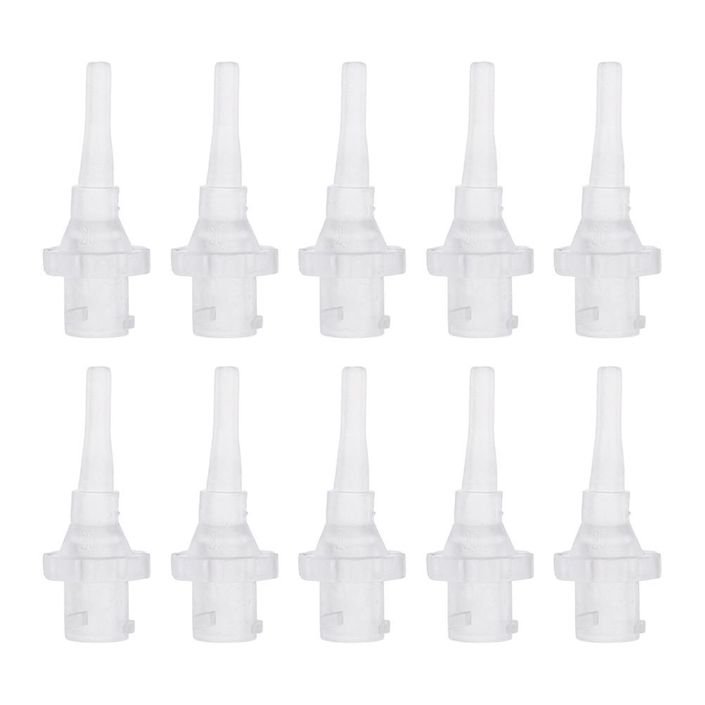 Tinksky 10 Pcs Ear Cleaners Ear Wax Removal Replacement Tips Ear Cleaning Syringe Ear Washer Tubes White 2.80X1.10X1.10CM