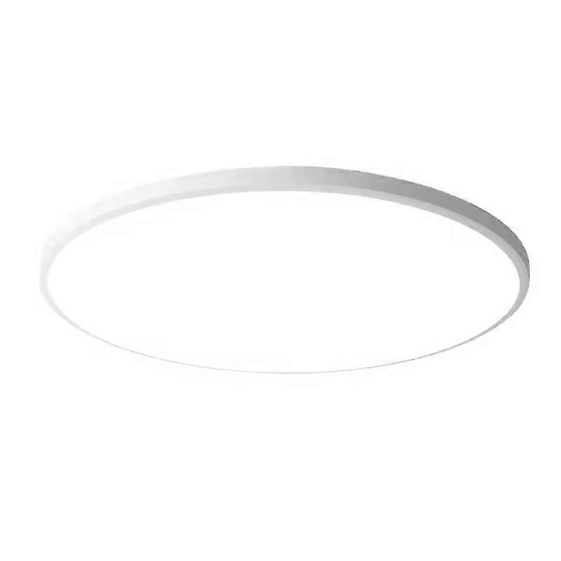 Denuotop 80W Dimmable LED Ceiling Light,Round Panel Ceiling Light,Adjustable Brightness Temperature 2700K-6500K,48cm,Three-tone White Rim