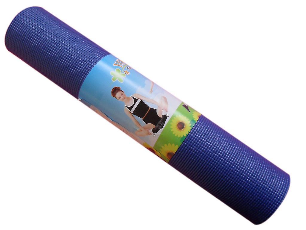 Yesfit Pvc Fitness Non-slip Professional Yoga Mat, Multifunctional Mat Yoga Mat Dance Mat-pilates And Floor Exercise blue