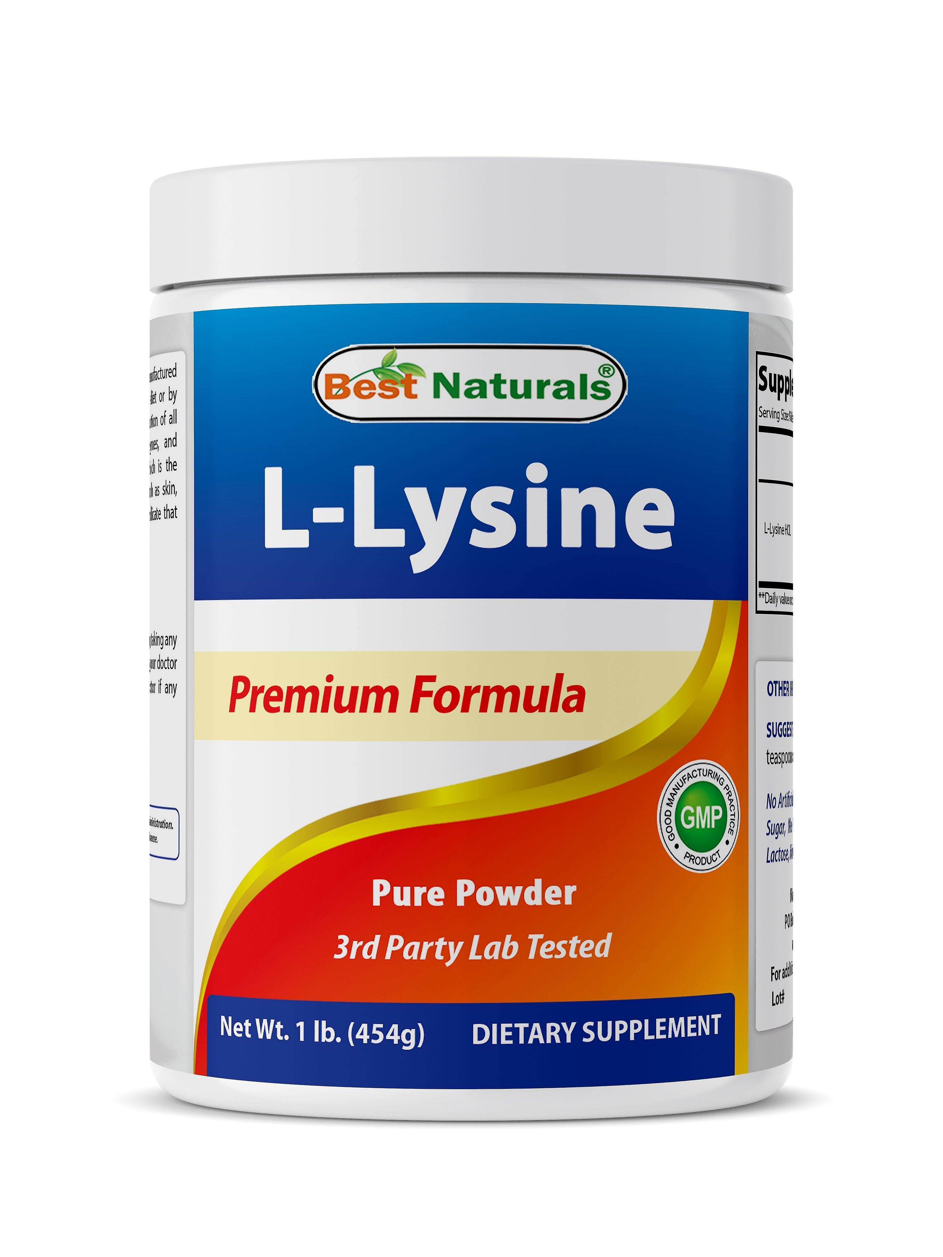 Best Naturals L-lysine 1 Lb Powder