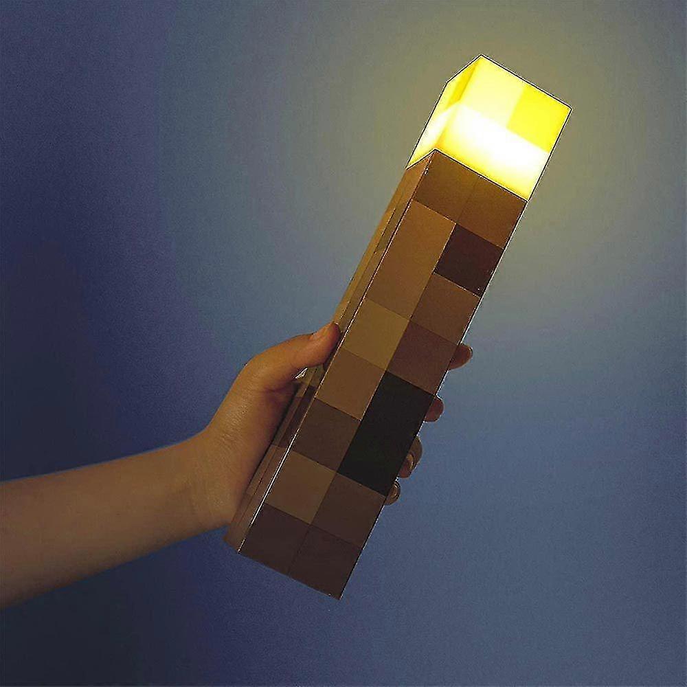 Ceiling Light Fixtures Minecraft Game Led Torch Desk Lamp Bedside Night Light Home Decoration