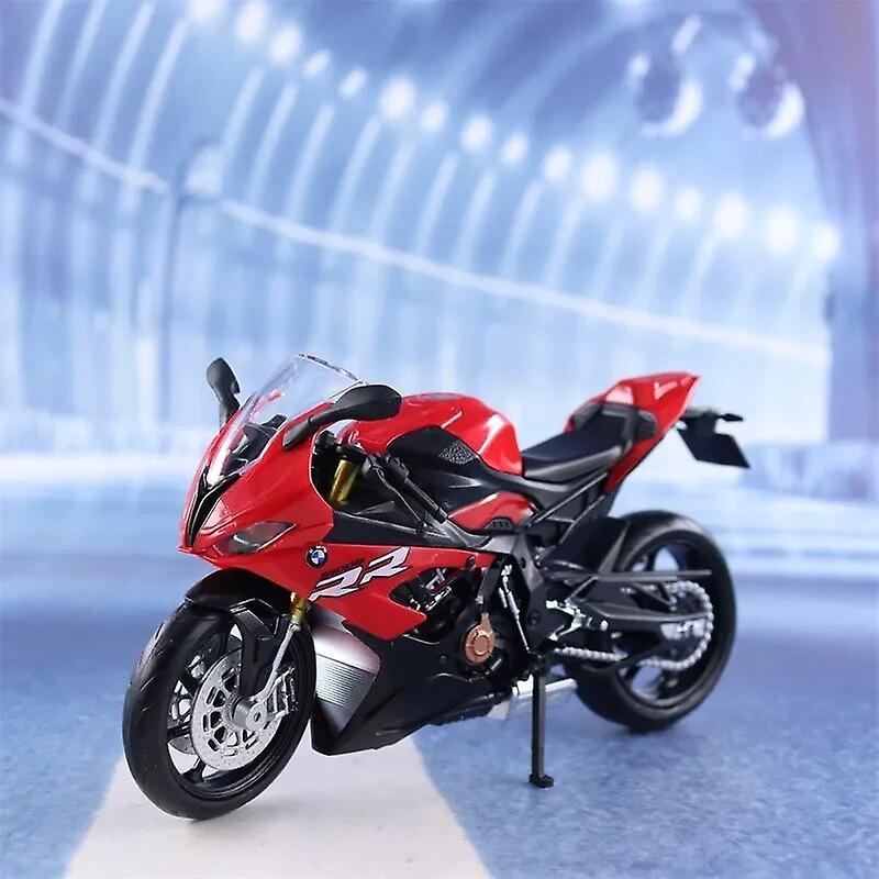 Toy Motorcycles 1:12 Bmw S1000rr Motorcycle High Simulation Alloy Model Adult Collection Decoration Gifts Toys For Boys M13 Red With box