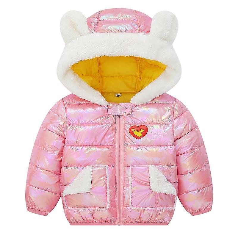 Slowmoose Winter Baby / Jackets, Snowsuit Coat Warm Velvet Outerwear pink-2000048903 18M