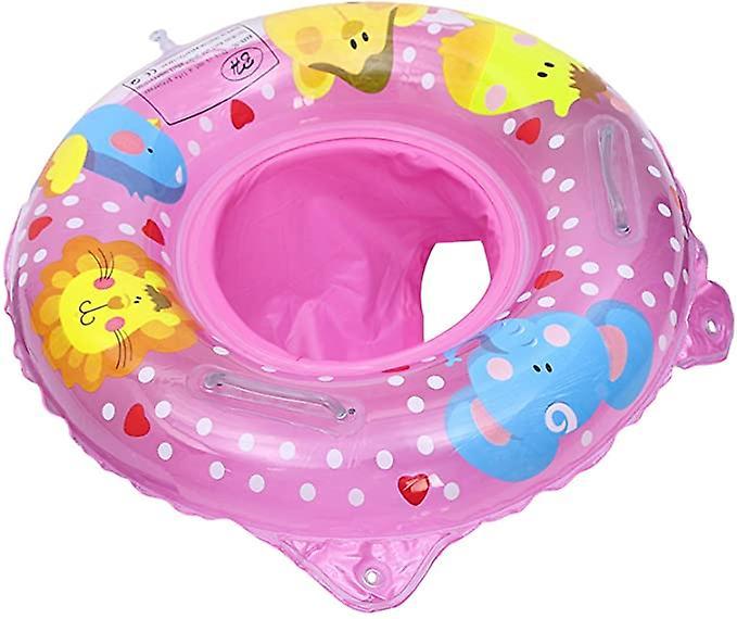 Maromalife Baby Swimming Float Ring Inflatable With Floats Seat For Toddler Kids 6 Months-36months Pink