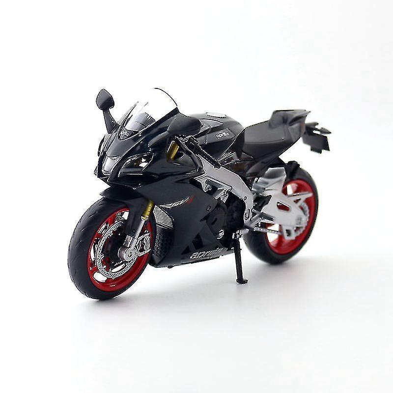 Snniv City Toy Diecast Metal Motorcycle Model 1:12 Scale Aprilia Rsv4 Rr1000 Racing Super Sport Educational Collection Gift Kid Black