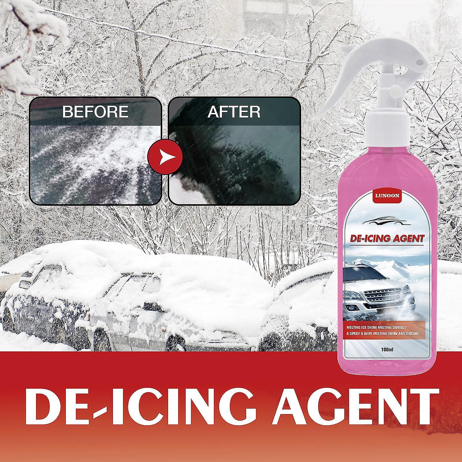 Kuankuanbao 100ml Defrosting Deicer Spray Snow Melting Deicing Agent Glass Deicing Agent Ice Melting Agent Antifreeze Snow Melting Agent