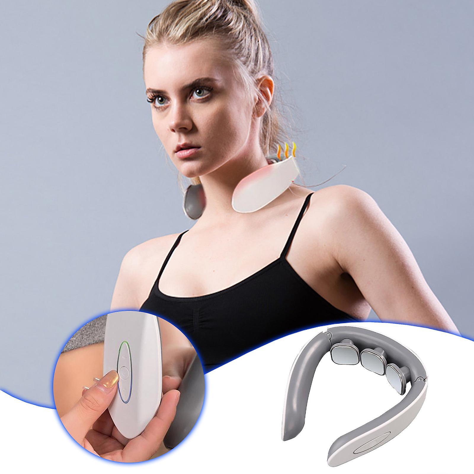 Kakanwo Massager Multifunctional Three-Head Cervical Vertebra Instrument Neck Massager Clearance Multicolor One Size