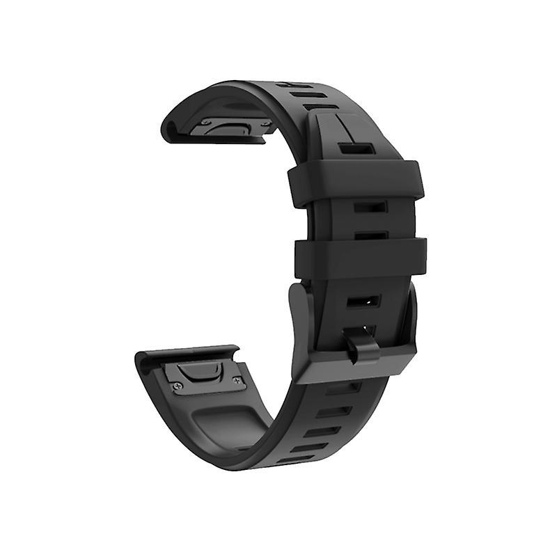 litelamg 20/22/26mm Replacement Watch Strap for Garmin Fenix-6 6X 6S Pro Forerunner 945 Black