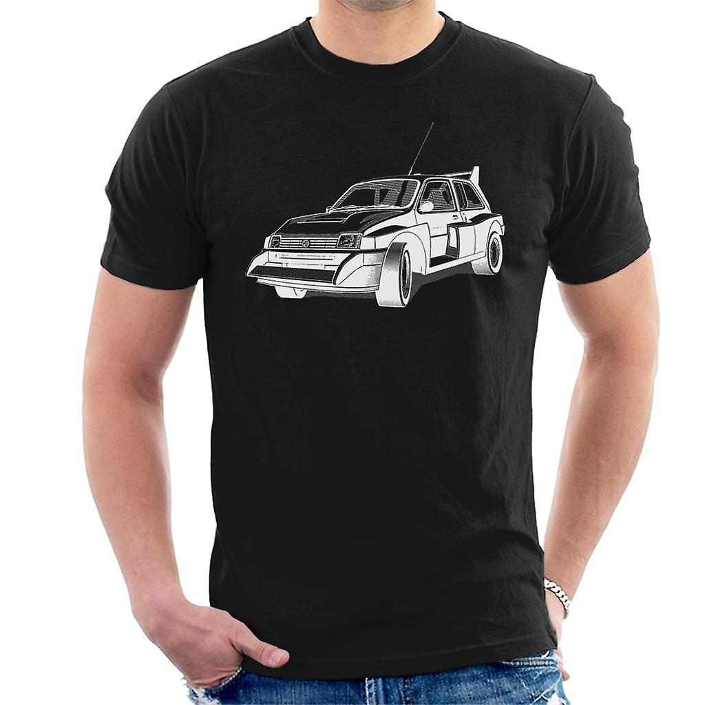 MG Metro 6R4 Black And White British Motor Heritage Men's T-Shirt Small