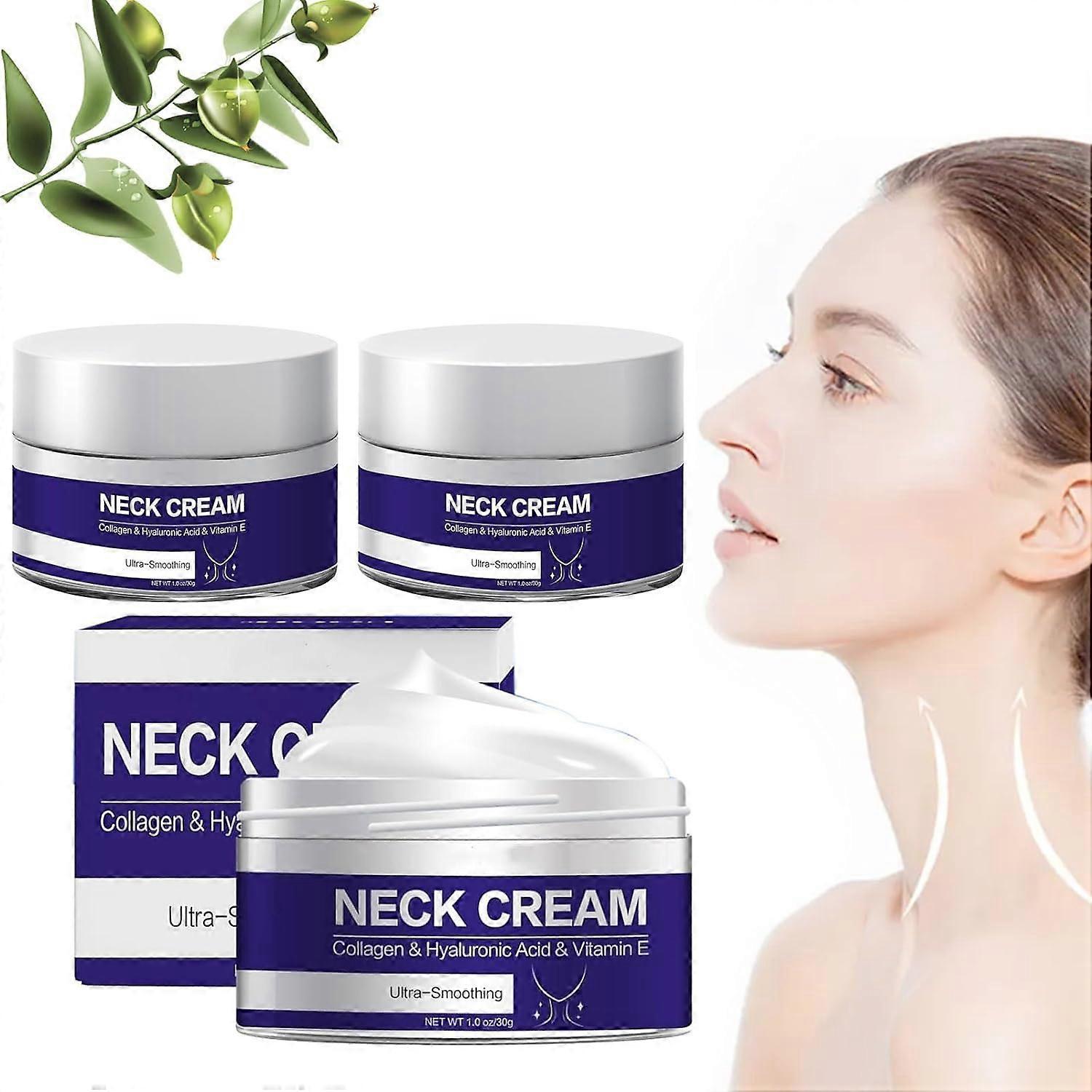 Unbrand Lift Firming Neck Cream,Tighten And Lift Firming Neck Cream,Anti-Aging Anti Wrinkle Moisturizing Neck and Chest Firming Cream 3 Pcs