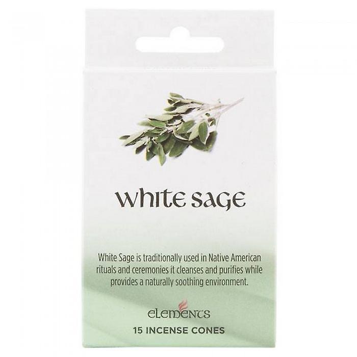 White Sage Incense Cones (Box Of 12 Packs)