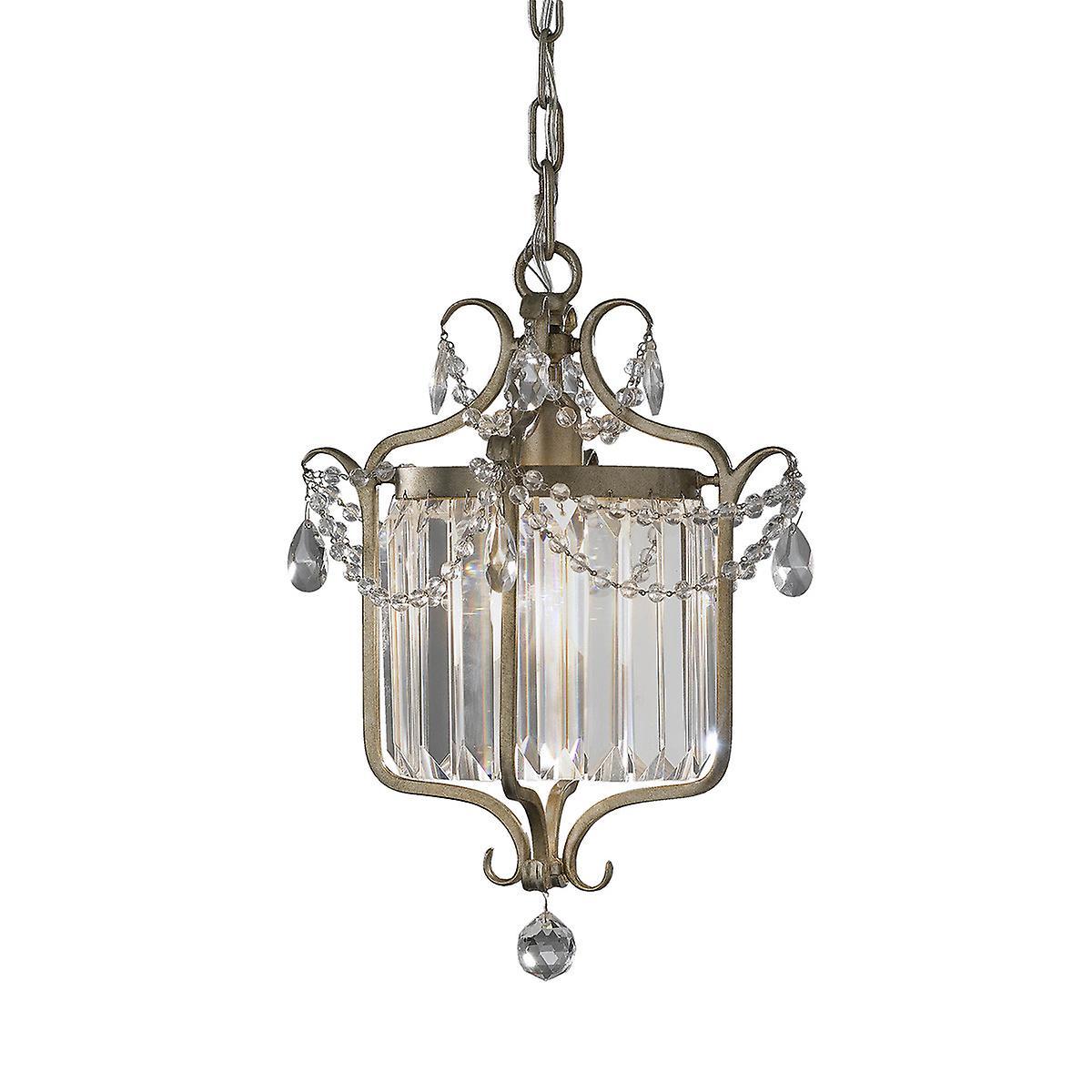 Gianna 1 Light Ceiling Pendant Silver E27