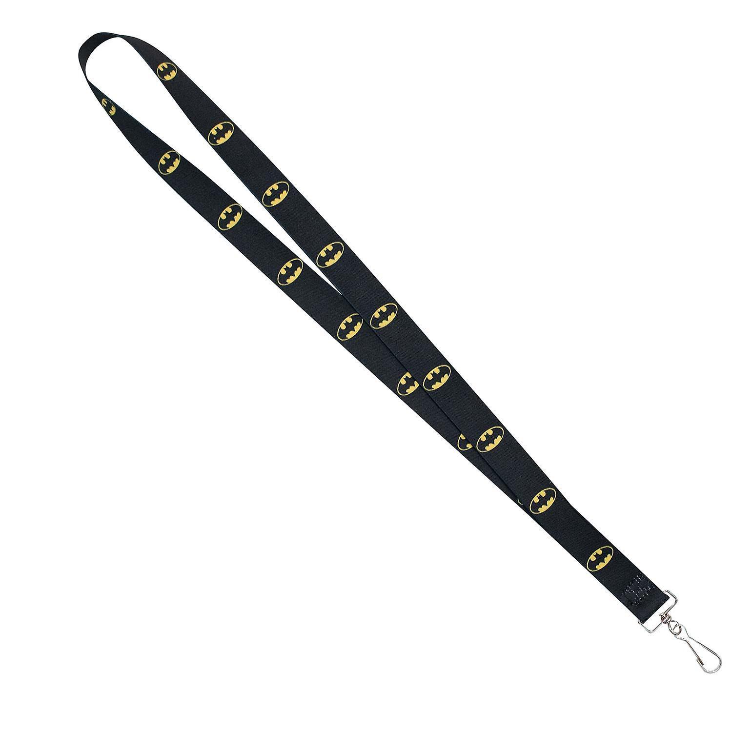 DC Comics Batman Logo Lanyard Black