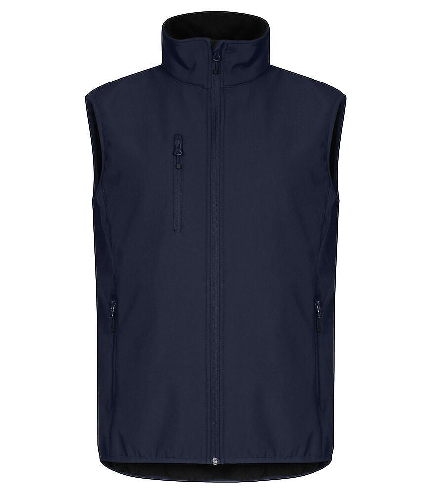 Clique Classic Mens Softshell Gilet | Waterproof | Recycled Material Navy M