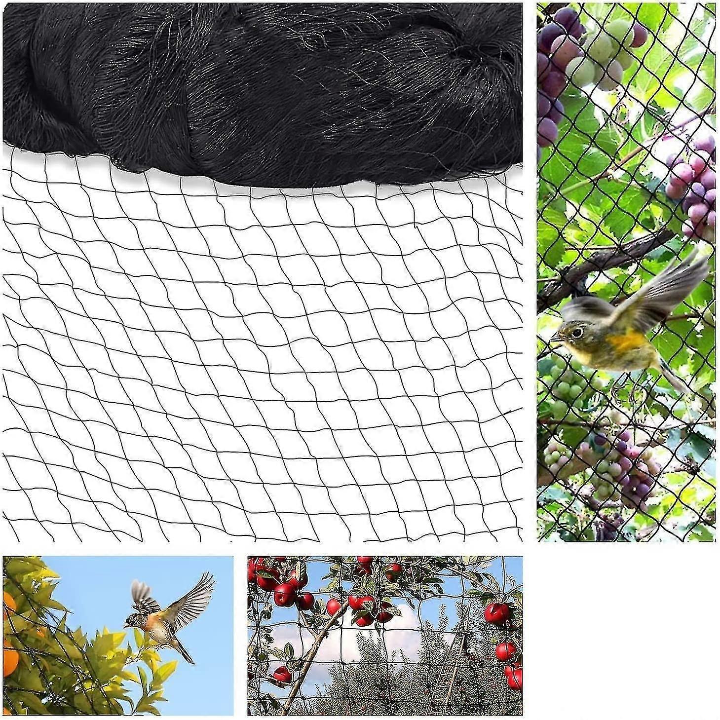 Weige 15m X 15m Bird Protection Net Bird Net Plant Net Pond Net Garden Net For Garden,5 X 5 Cm Large Holes