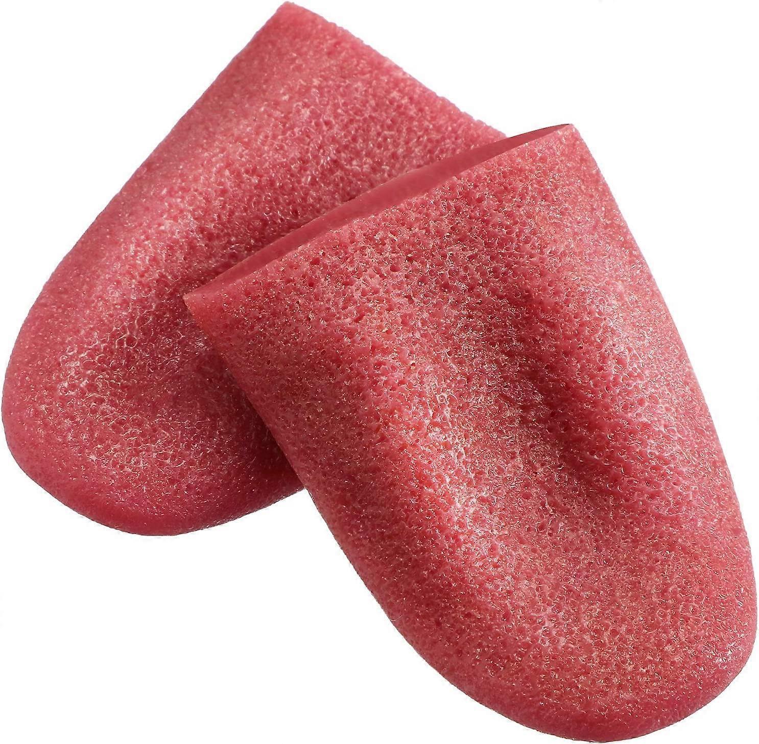 Augro 2 Pieces Realistic Fake Tongue Stretchy Fake Tongue Tricks Artificial Tongue Prop Horrible Realistic Tongue Halloween