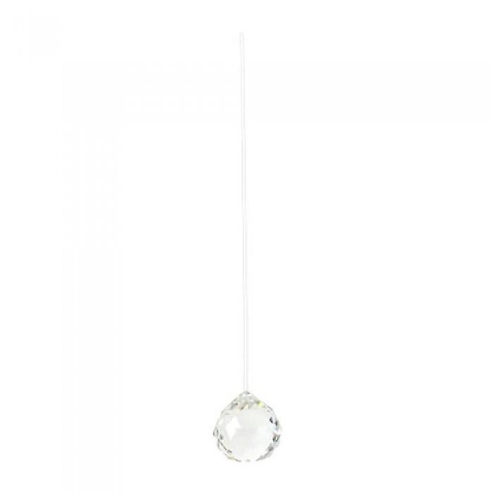 Something Different Hanging Faceted Ball Clear One Size