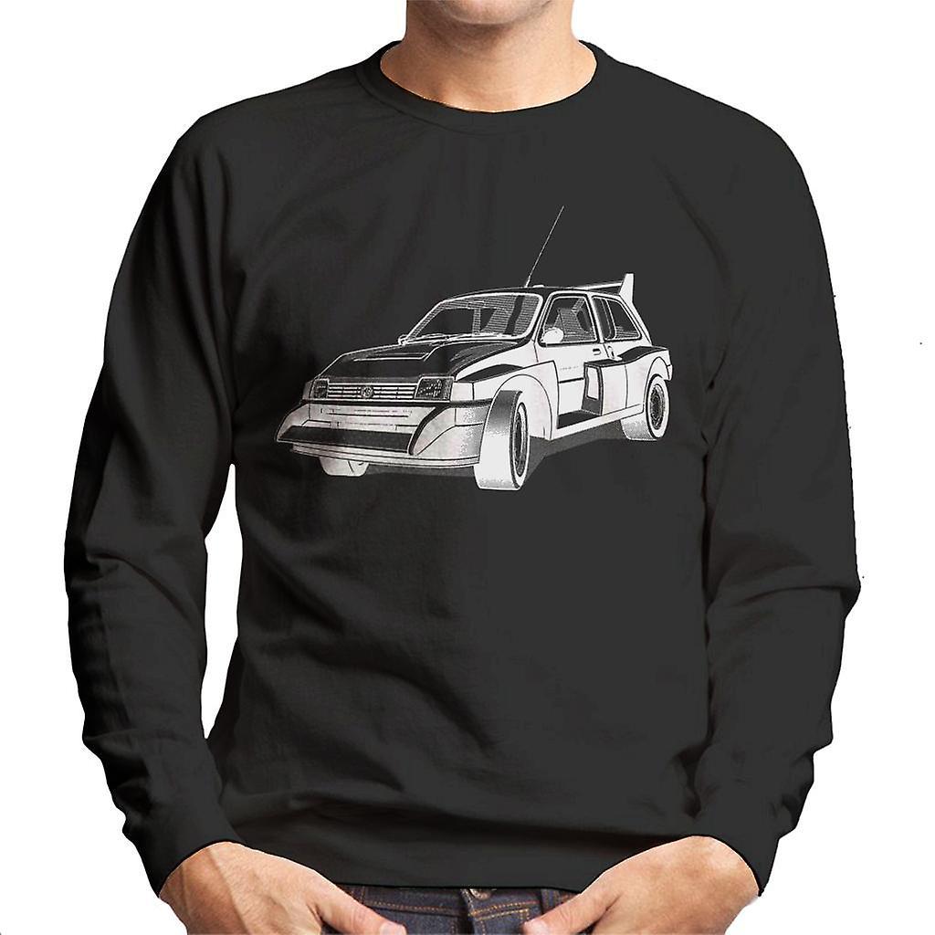 MG Metro 6R4 Black And White British Motor Heritage Men's Sweatshirt Small