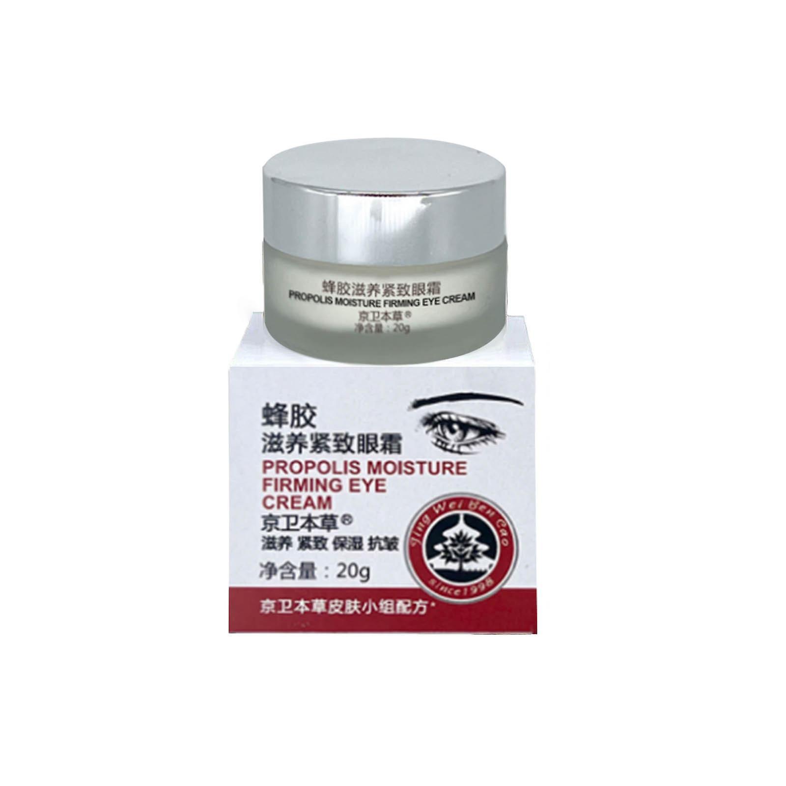 Hefansi Propolis  Firming Eye Cream, Propolis Nourishing Firming Eye Cream Lightens Fine Lines Dark Circle, 20g